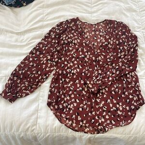 LUSH size large long sleeve blouse. Great condition.